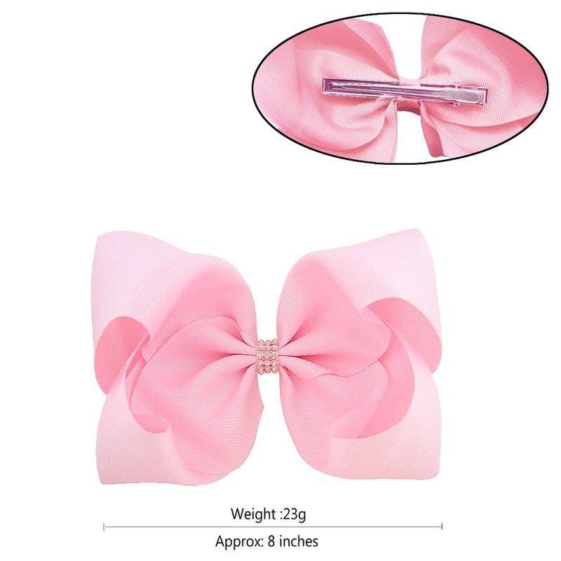 BGFKS 5 Layered Tulle Tutu Skirt for Girls with Hairbow, Ballet Dressing Up Kid Tutu Skirt (Pink, 2-8 Years Old) - Image 2